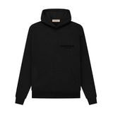 FEAR OF GOD Essentials Felt Logo Hoodie Black FEAR OF GOD FEAR OF GOD - originalfook singapore