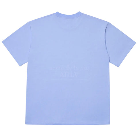 ADLV Color Embroidery Logo Tee Purple