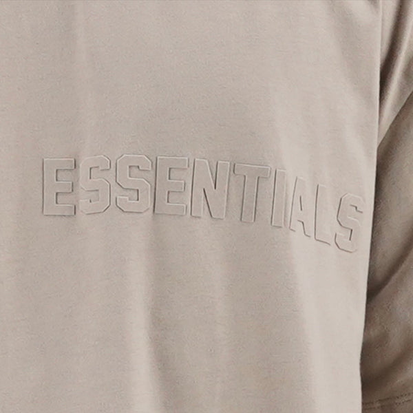 FEAR OF GOD Essentials Felt Logo Tee Smoke FEAR OF GOD FEAR OF GOD - originalfook singapore