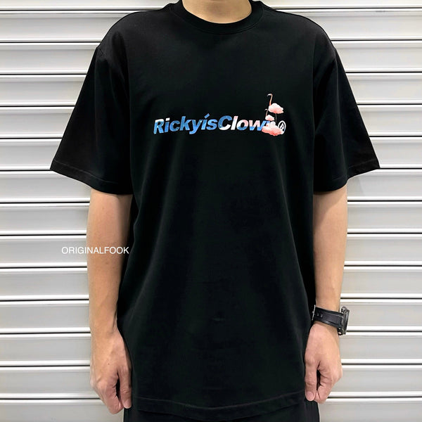 Rickyisclown [RIC] Flamingo Smiley Tee Black [R11220828h-L7] RICKYISCLOWN RICKYISCLOWN - originalfook singapore