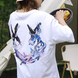 Rickyisclown [RIC] Mystical Butterfly Smiley Tee White [R11220514e-B6] RICKYISCLOWN RICKYISCLOWN - originalfook singapore