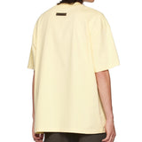 FEAR OF GOD Essentials Felt Logo Tee Canary FEAR OF GOD FEAR OF GOD - originalfook singapore