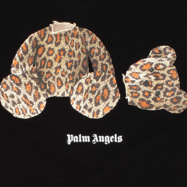 PALM ANGELS Kill The Bear Leopard Tee Black PALM ANGELS PALM ANGELS - originalfook singapore