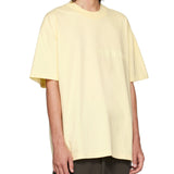 FEAR OF GOD Essentials Felt Logo Tee Canary FEAR OF GOD FEAR OF GOD - originalfook singapore