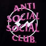 Anti Social Social Club X Fragment Precious Petals Tee Black Pink ANTI SOCIAL SOCIAL CLUB ANTI SOCIAL SOCIAL CLUB - originalfook singapore