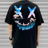 Rickyisclown [RIC] Flamingo Smiley Tee Black [R11220828h-L7] RICKYISCLOWN RICKYISCLOWN - originalfook singapore