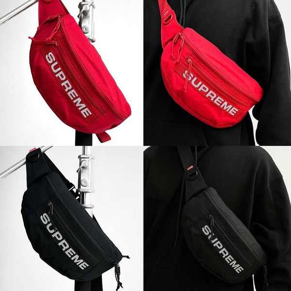 Supreme Field Waist Bag Black supreme supreme - originalfook singapore