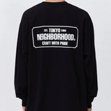 Neighborhood NH-1 SS CO Long Sleeve Tee Black Neighborhood Neighborhood - originalfook singapore