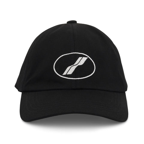WE11DONE Basic Logo Embroidery Cap Black
