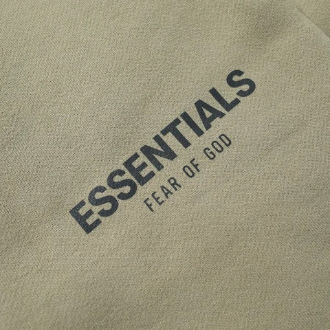 FEAR OF GOD Essentials 3M Reflective Logo Sweat Shorts Pistachio