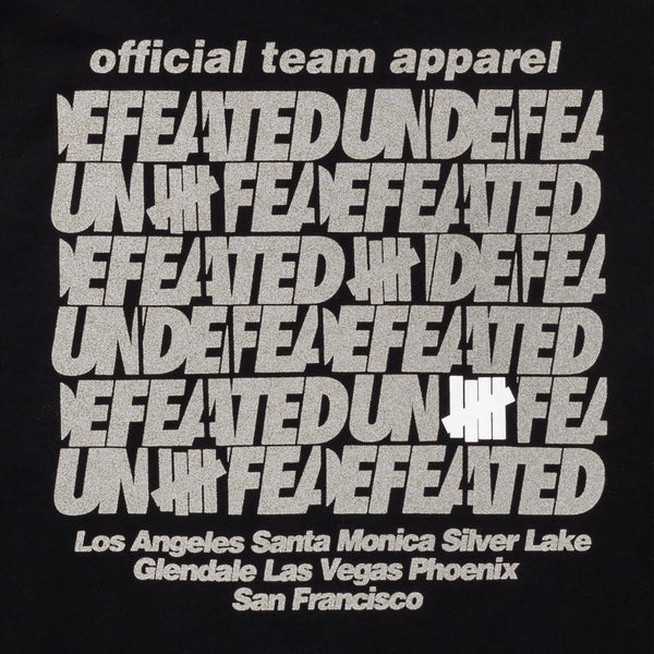 Undefeated 3M Reflective Staff Long Sleeve Tee Black undefeated undefeated - originalfook singapore