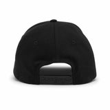 PALM ANGELS Curved Rubberized Logo Baseball Cap Black PALM ANGELS PALM ANGELS - originalfook singapore