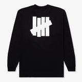Undefeated Icon Long Sleeve Tee Black undefeated undefeated - originalfook singapore