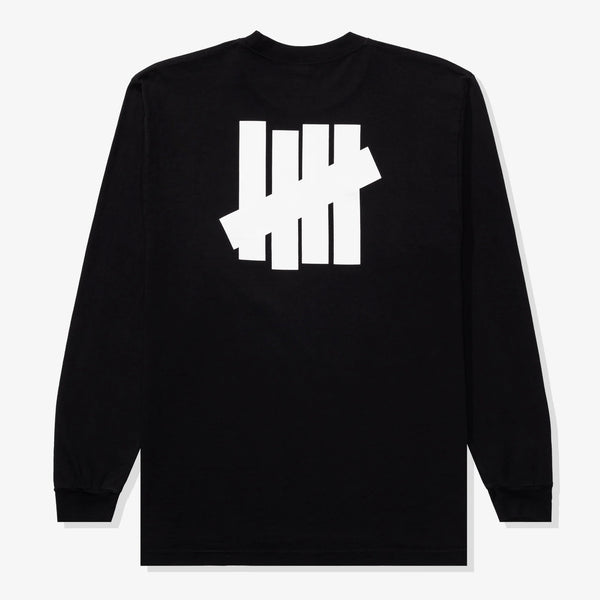 Undefeated Icon Long Sleeve Tee Black undefeated undefeated - originalfook singapore