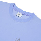 (60% OFF) ADLV Color Embroidery Logo Tee Purple ADLV ADLV - originalfook singapore