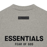FEAR OF GOD Essentials Felt Logo Long Sleeve Tee Dark Oatmeal FEAR OF GOD FEAR OF GOD - originalfook singapore