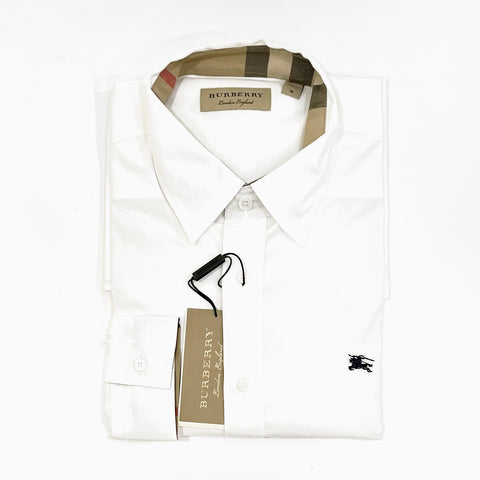 Burberry Cambridge Long Sleeve Shirt White