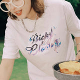 Rickyisclown [RIC] Mystical Butterfly Smiley Tee White [R11220514e-B6] RICKYISCLOWN RICKYISCLOWN - originalfook singapore