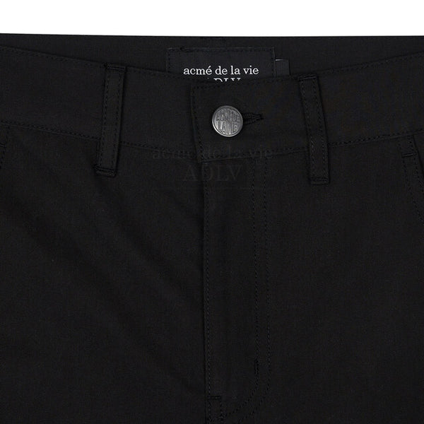 (60% OFF ) ADLV X LISA A Logo Emblem Embroidery Cargo Long Pants Black ADLV ADLV - originalfook singapore