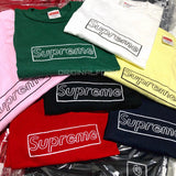 SUPREME X KAWS Chalk Box Logo Tee White supreme supreme - originalfook singapore