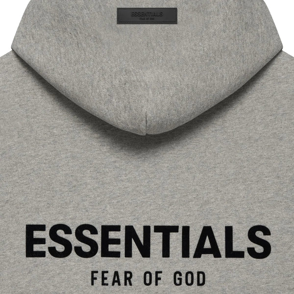 FEAR OF GOD Essentials Felt Logo Hoodie Dark Oatmeal FEAR OF GOD FEAR OF GOD - originalfook singapore