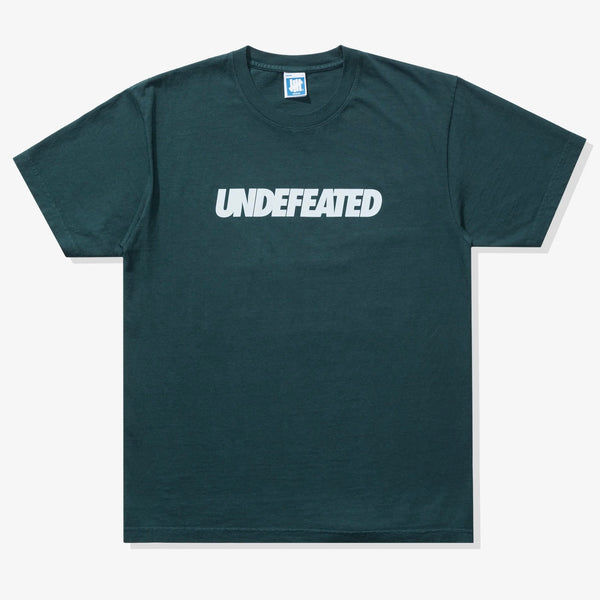 Undefeated Big Logo Tee Midnight Green undefeated undefeated - originalfook singapore