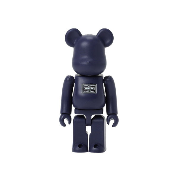 MEDICOM BEARBRICK X Porter Yoshida Japan Tanker Iron Blue 400% + 100% MEDICOM MEDICOM - originalfook singapore