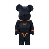 MEDICOM BEARBRICK X Porter Yoshida Japan Tanker Iron Blue 400% + 100% MEDICOM MEDICOM - originalfook singapore