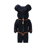 MEDICOM BEARBRICK X Porter Yoshida Japan Tanker Iron Blue 400% + 100% MEDICOM MEDICOM - originalfook singapore
