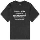 Neighborhood NH-8 SS Tee Black Neighborhood Neighborhood - originalfook singapore