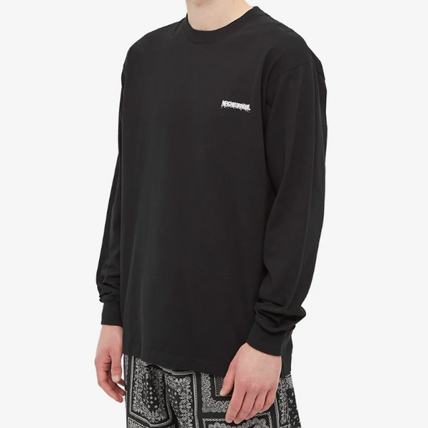 Neighborhood Urge Long Sleeve Tee Black Neighborhood Neighborhood - originalfook singapore
