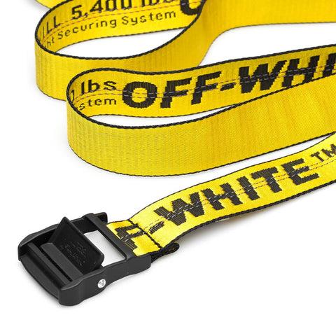 OFF-WHITE Classic Industrial Belt Short Yellow