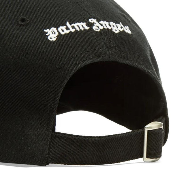 PALM ANGELS Classic Logo Cap Black PALM ANGELS PALM ANGELS - originalfook singapore