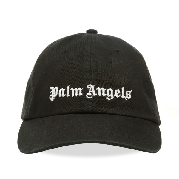 PALM ANGELS Classic Logo Cap Black PALM ANGELS PALM ANGELS - originalfook singapore