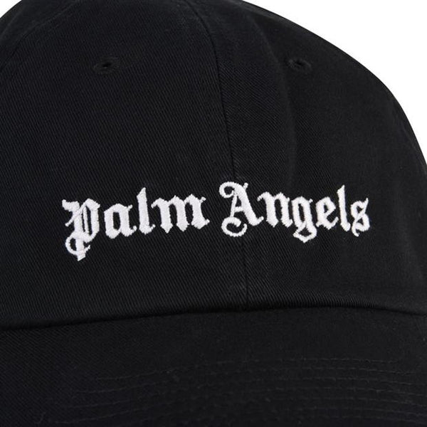 PALM ANGELS Classic Logo Cap Black PALM ANGELS PALM ANGELS - originalfook singapore