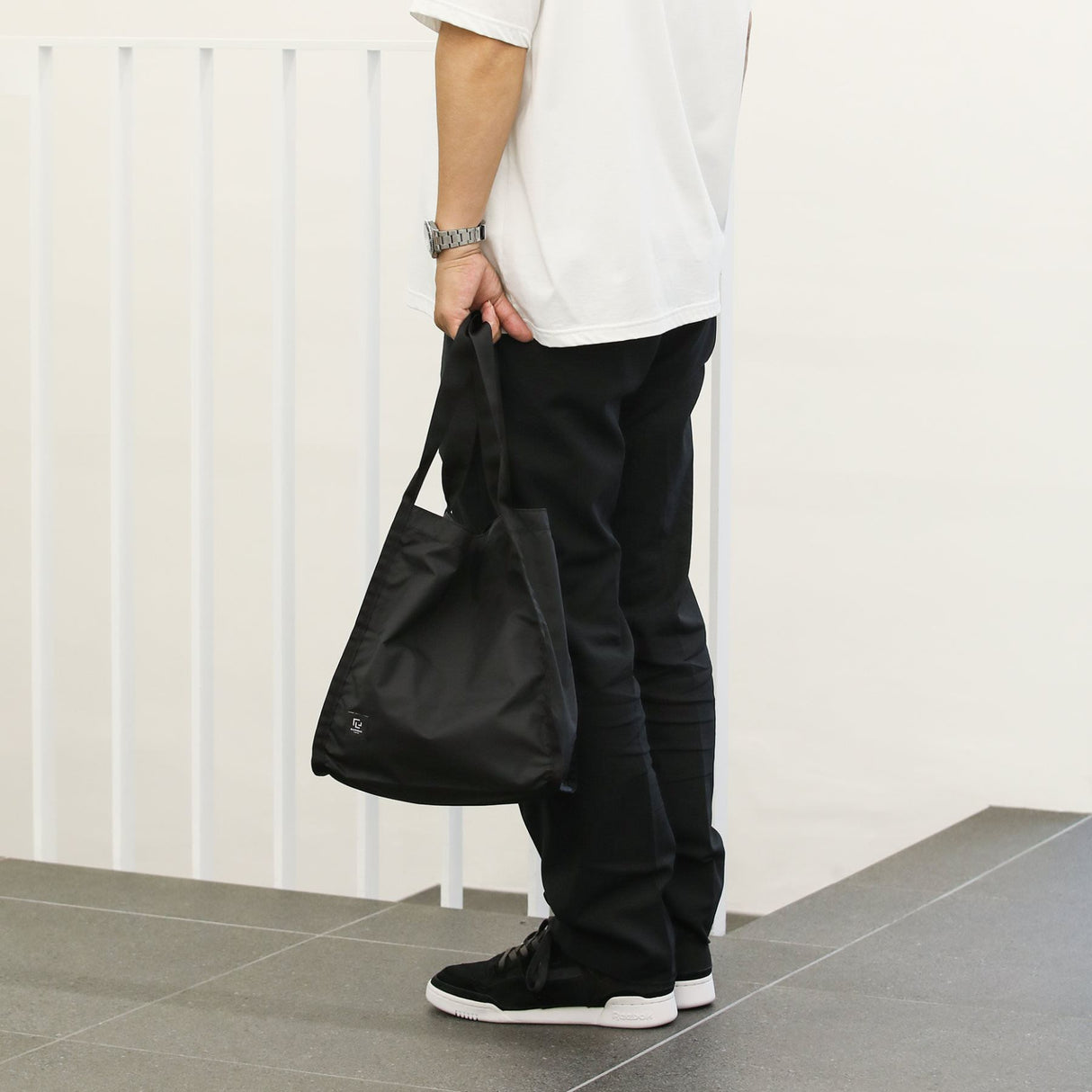 RAMIDUS JAPAN Conveni Tote Bag Black RAMIDUS JAPAN RAMIDUS JAPAN - originalfook singapore