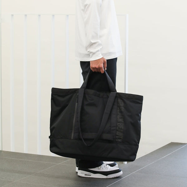 RAMIDUS JAPAN X FRAGMENT DESIGN Black Beauty Camp Tote Bag Black RAMIDUS JAPAN RAMIDUS JAPAN - originalfook singapore