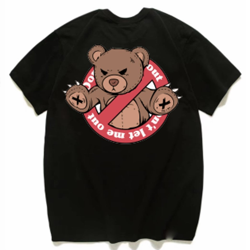 Rickyisclown [RIC] No Exit Teddy Tee Black [R8210909i-F] RICKYISCLOWN RICKYISCLOWN - originalfook singapore