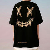 Rickyisclown [RIC] Tape Smiley Tee Black [R8210506H-JJJJ] RICKYISCLOWN RICKYISCLOWN - originalfook singapore