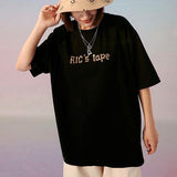 Rickyisclown [RIC] Tape Smiley Tee Black [R8210506H-JJJJ] RICKYISCLOWN RICKYISCLOWN - originalfook singapore