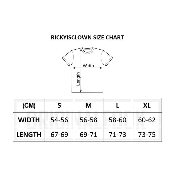 Rickyisclown [RIC] Holographic Reflective Smiley Tee White [R20200520a-VVVV] RICKYISCLOWN RICKYISCLOWN - originalfook singapore