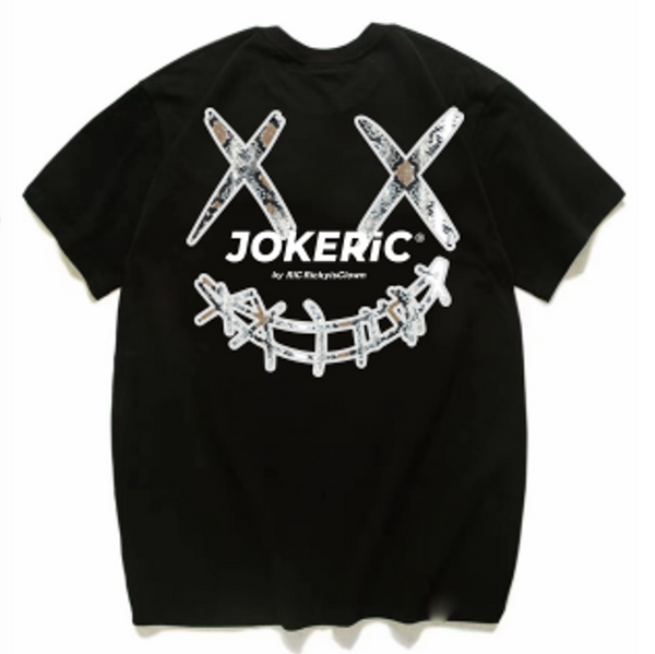 Rickyisclown [RIC] Snake Smiley Tee Black [R8211019k-P] RICKYISCLOWN RICKYISCLOWN - originalfook singapore