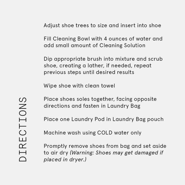 Signature Shoe Cleaning, Solution, Deodorizer, Brush