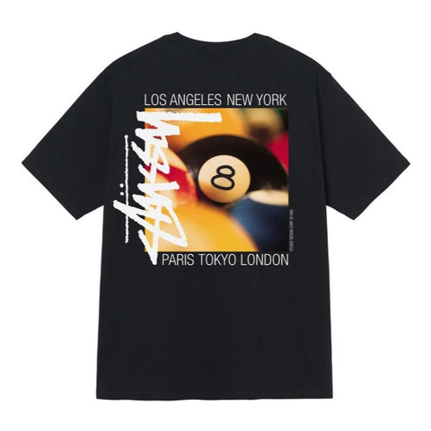 Stussy Billiards Tee Black