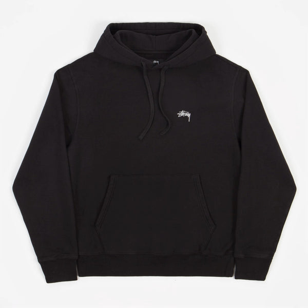 STUSSY Stock Logo Hoodie Black STUSSY STUSSY - originalfook singapore