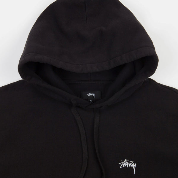 STUSSY Stock Logo Hoodie Black STUSSY STUSSY - originalfook singapore
