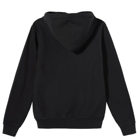 STUSSY Stock Logo Hoodie Black