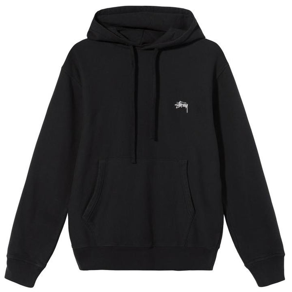 STUSSY Stock Logo Hoodie Black STUSSY STUSSY - originalfook singapore