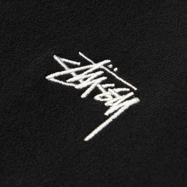 STUSSY Stock Logo Hoodie Black STUSSY STUSSY - originalfook singapore