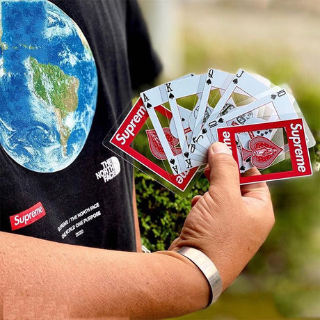 SUPREME Bicycle Clear Playing Poker Card Deck supreme supreme - originalfook singapore
